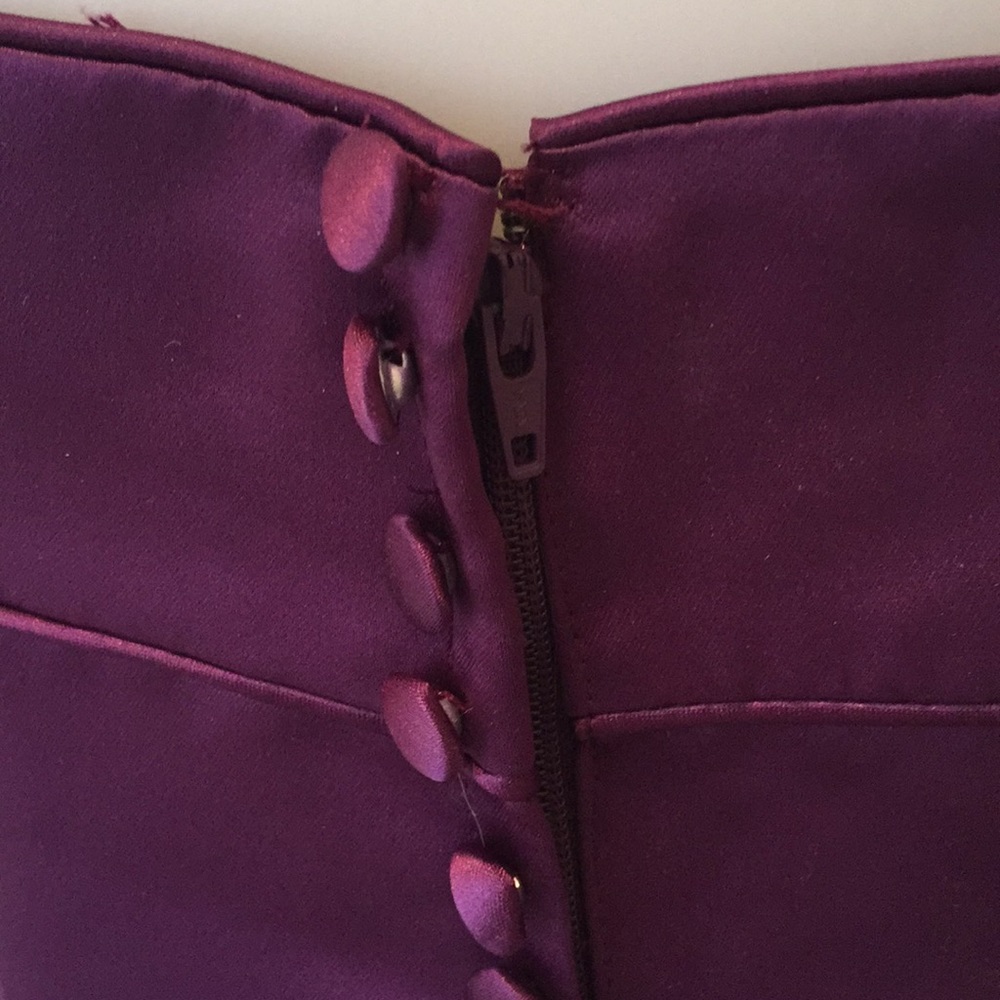 Prom! Purple strapless or spaghetti strap! - Picture 4 of 8